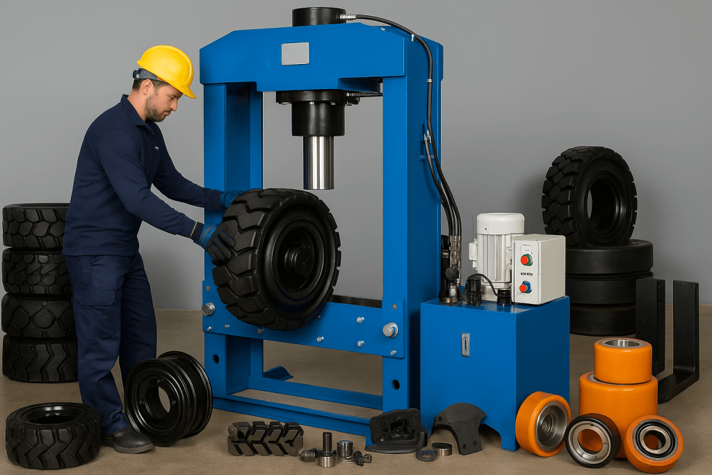 Llantas para montacargas